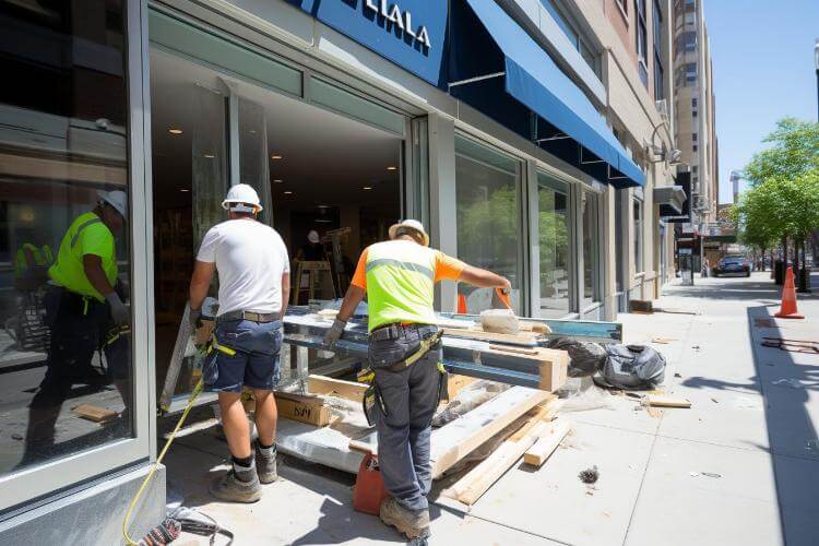 shop front repair
